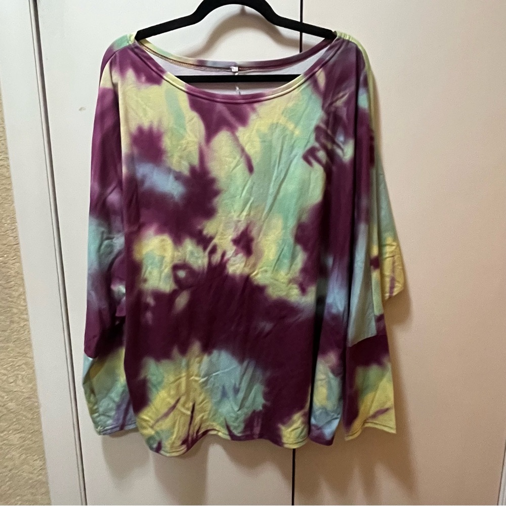 Multicolor Tie-Dye Women's Top